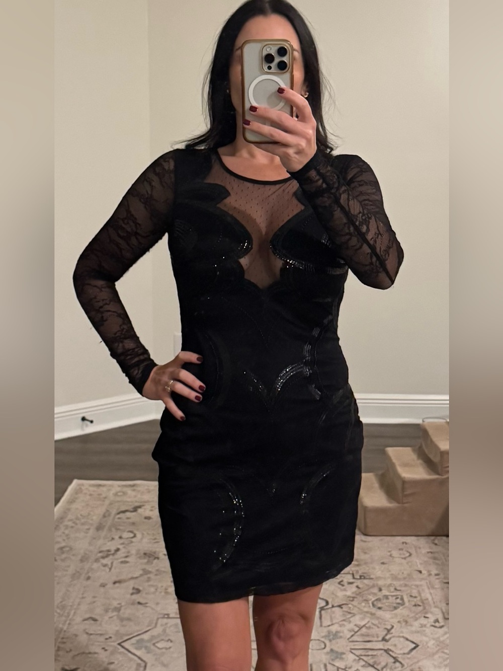 Black formal express dress